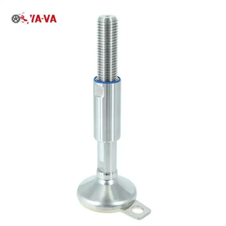 Sanitary Stainless Steel Adjustable Leveling Feet for Cleanrooms