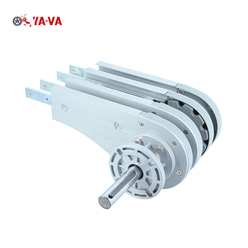flexible conveyor components -drive unit and idler unit